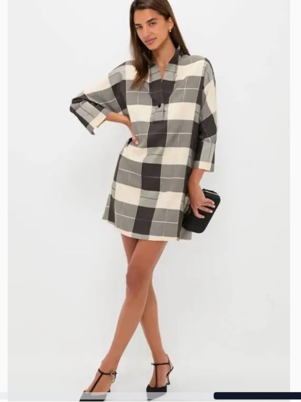 Tuckernuck Champagne Problems Plaid Willow Dress Mairead Check Plaid